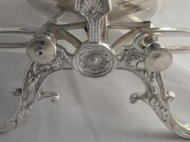 00445 Pair-2-Victorian-Silver-Shell-Shaped-Biscuit-Sweet-Container-14